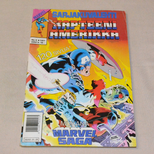 Sarjakuvalehti 04 - 1991 Kapteeni Amerikka